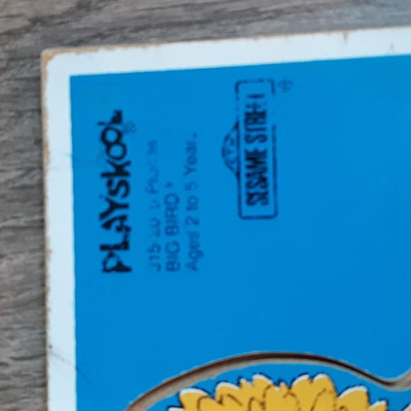 Big bird playskool vintage 1979 puzzle - Picture 3 of 4